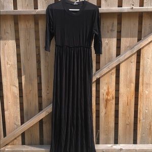 NWT black maxi dress